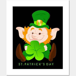 Happy St Patrick Day It's Your Lucky Day Posters and Art